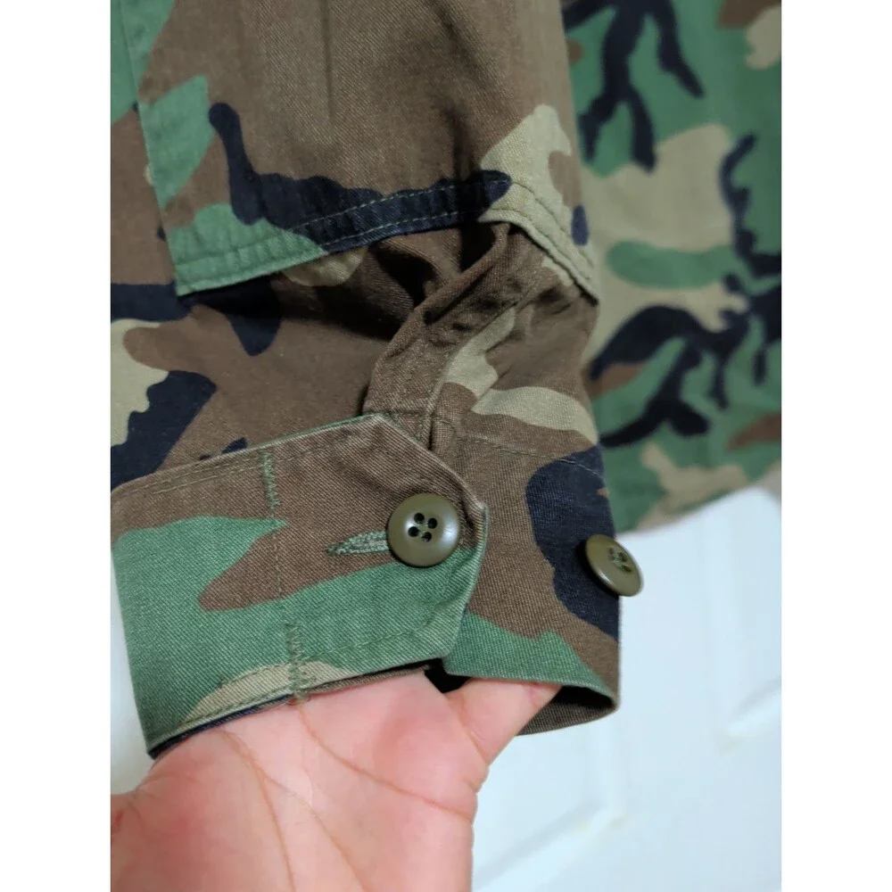 Vintage-inspired U.S. Army camouflage field jacket, Size Large